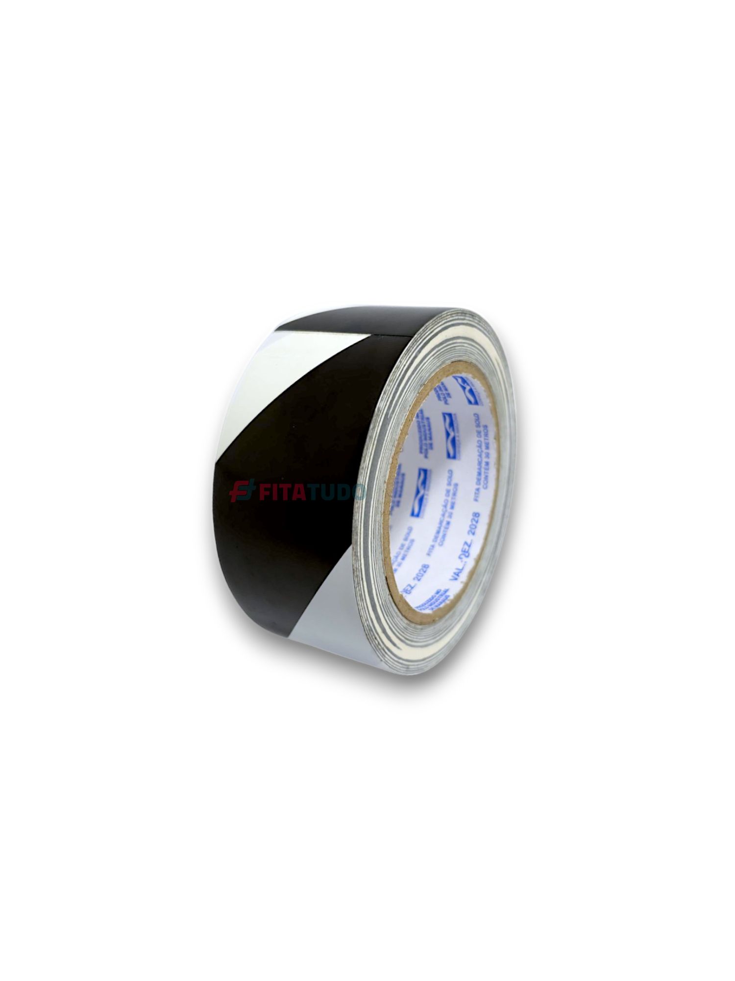 fita-demarcacao-de-solo-branca-preta-amarela-preta Fita de Demarcação de Solo - Branca e Preta ou Amarela e Preta - 48mm x 30m