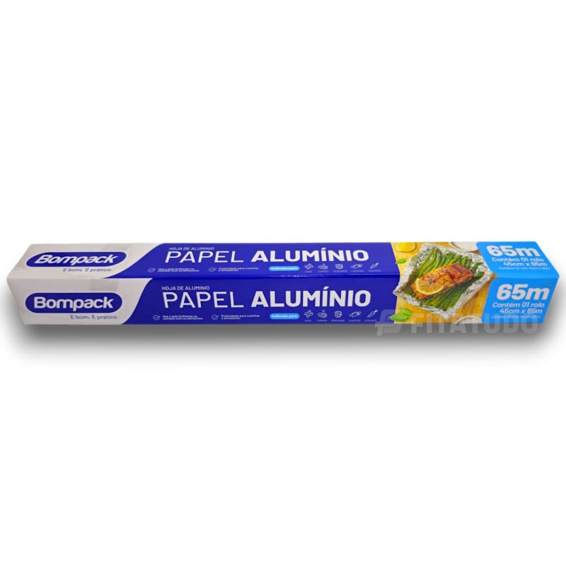 Papel Alumínio Bompack com Cortador