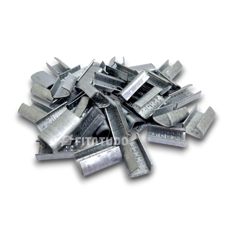 Selo Metálico para Arqueação - 13mm, 16mm, 19mm - Pacote com 1000 ou 1500 Unidades