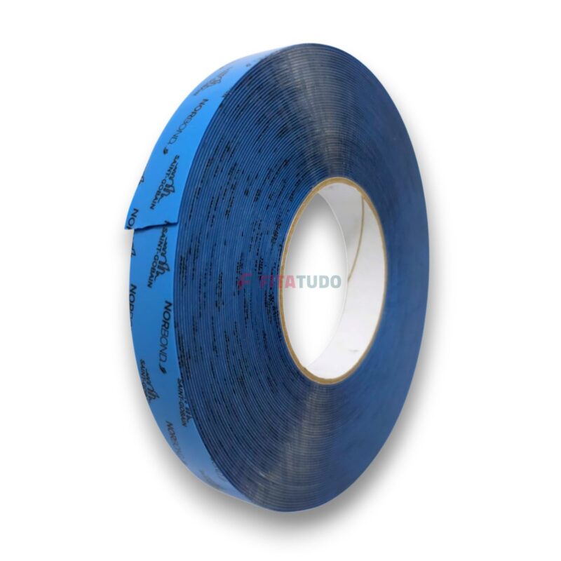 Fita Dupla Face Massa Acrílica Saint-Gobain 5mm a 19mm x 20m