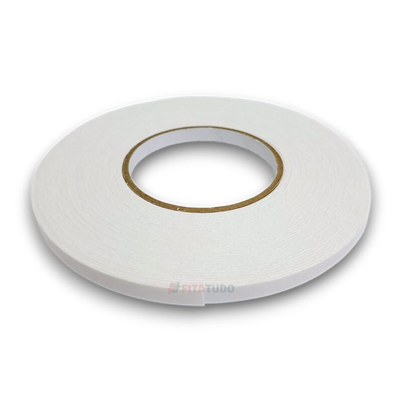 Fita Dupla Face Espuma Liner Branca 9mm x 20m