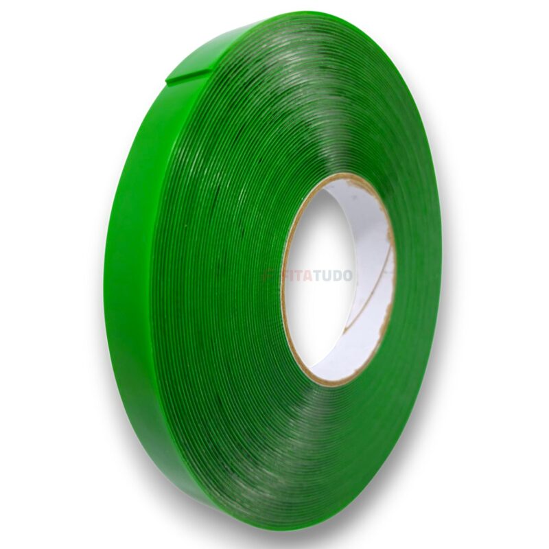 Fita Dupla Face Massa Acrílica Liner Verde