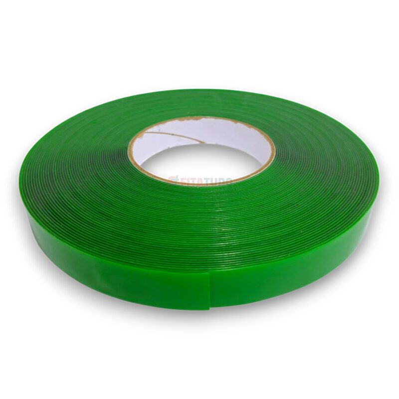 Fita Dupla Face Massa Acrílica Liner Verde