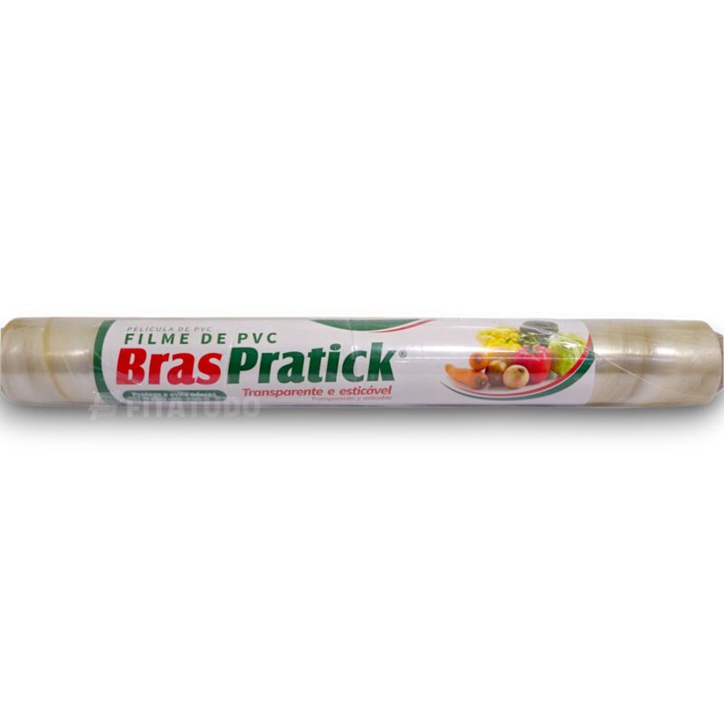 Filme PVC Alimentar Refil Braspratick 28cm ou 38cm x 100m