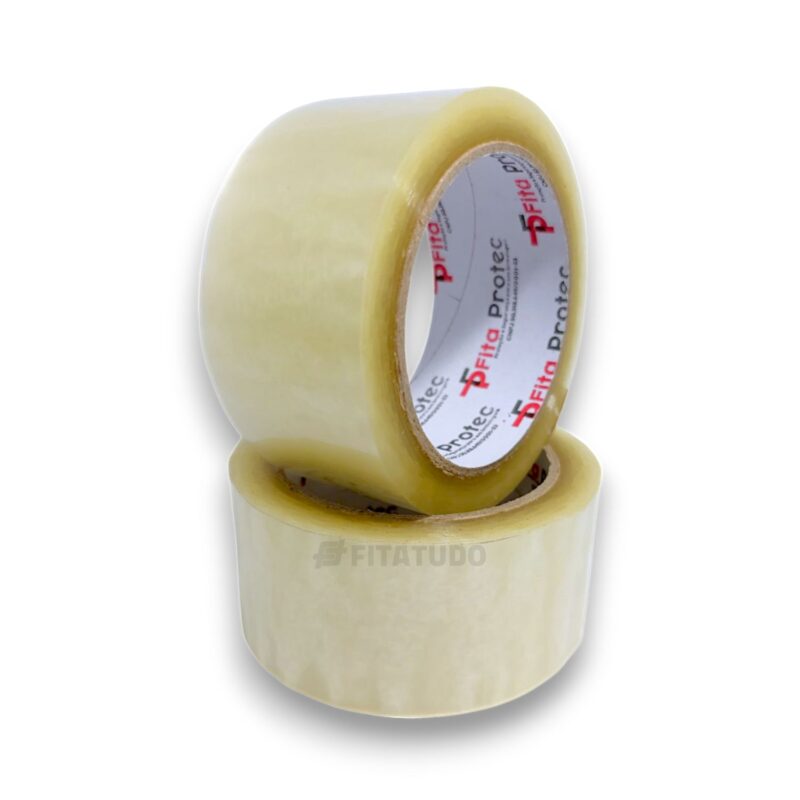 Fita Adesiva Transparente Hot Melt - 45mm a 72mm