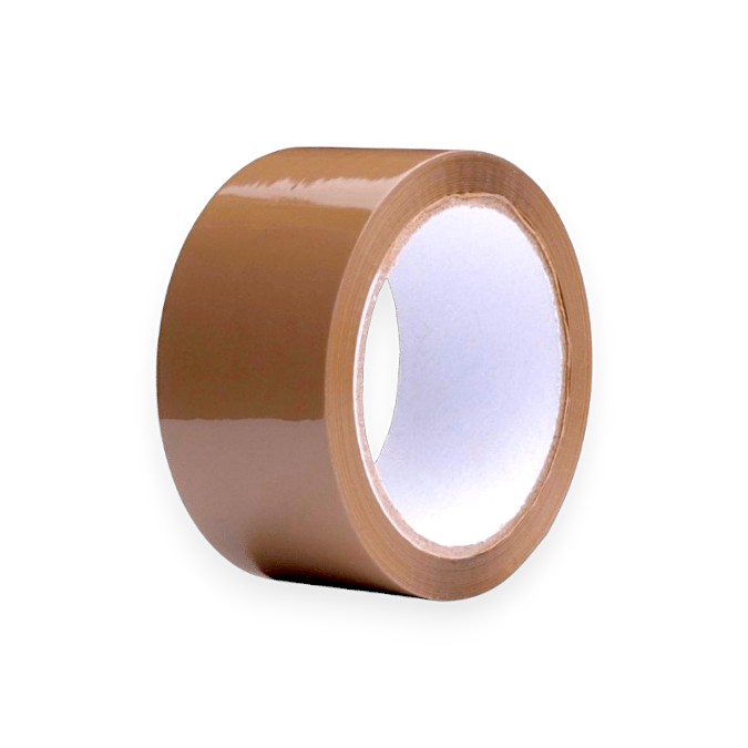 Fita Adesiva Acrílica Marrom - 48mm x 100m