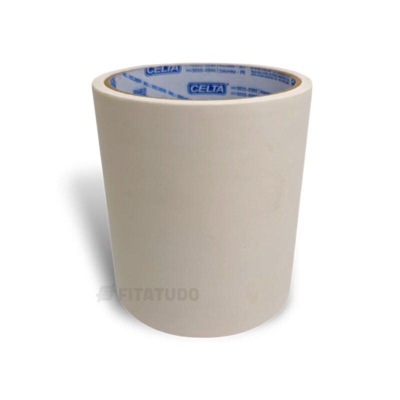 Fita PVC Branca para Isolamento sem Adesivo - 100mm x 10m