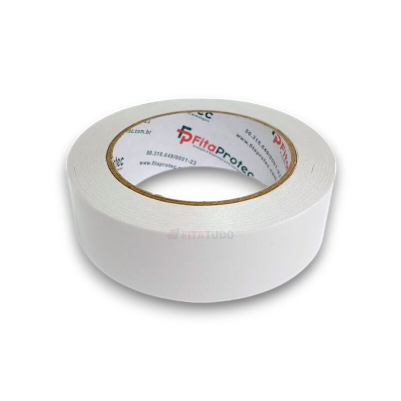Fita Dupla Face Papel Transparente - 18mm a 48mm x 30m
