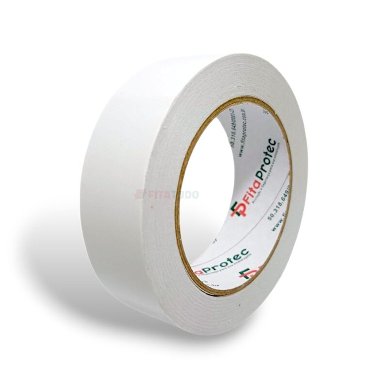 Fita Dupla Face Papel Transparente - 18mm a 48mm x 30m