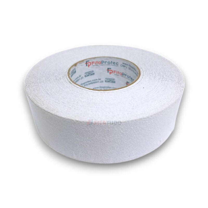 Fita Antiderrapante Branca ou Preta - 50mm x 20m