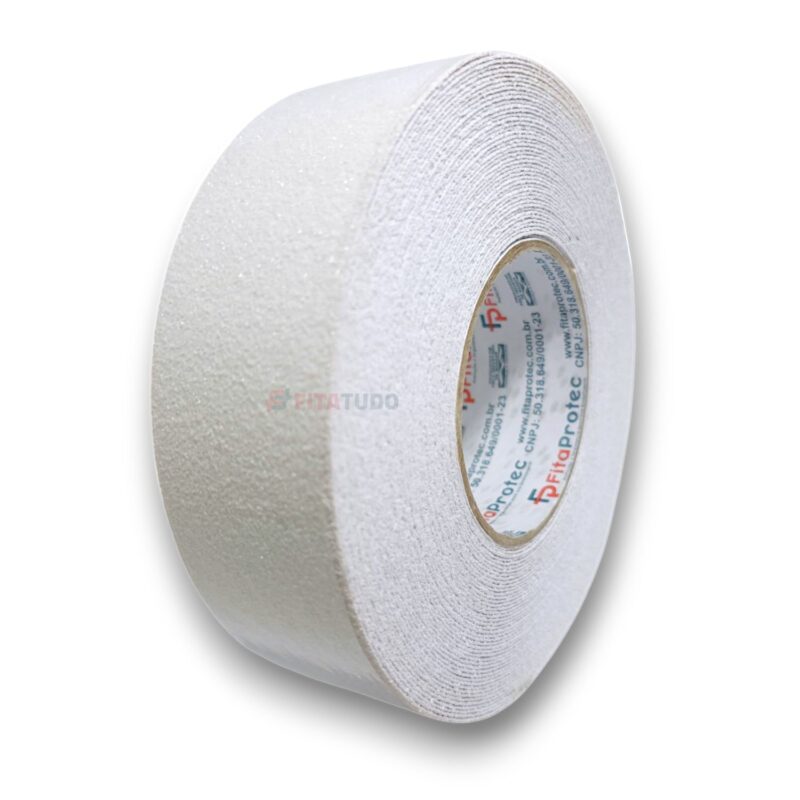 Fita Antiderrapante Branca ou Preta - 50mm x 20m